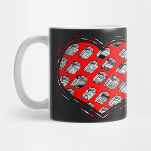 Get nerdy Pattern Mini book compilation Mug